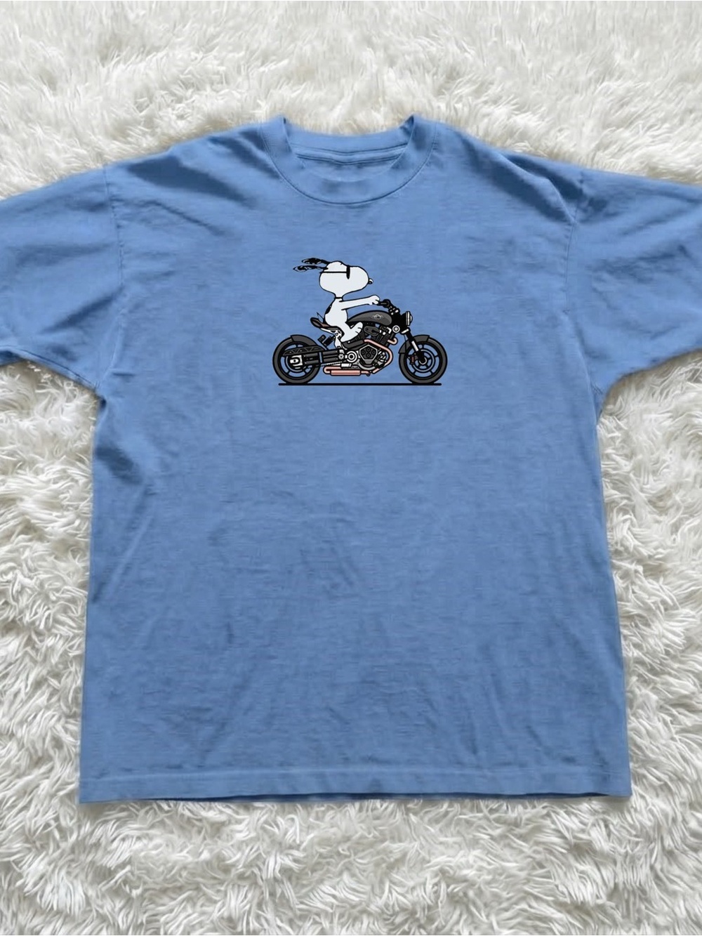 Gildan Snoopy Motorcycle Graphic Tee